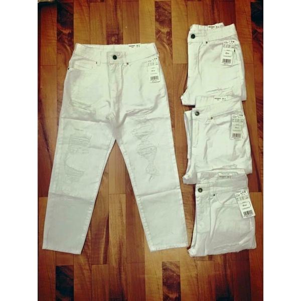 Quần kaki VNXK rách gối , xước cá tính