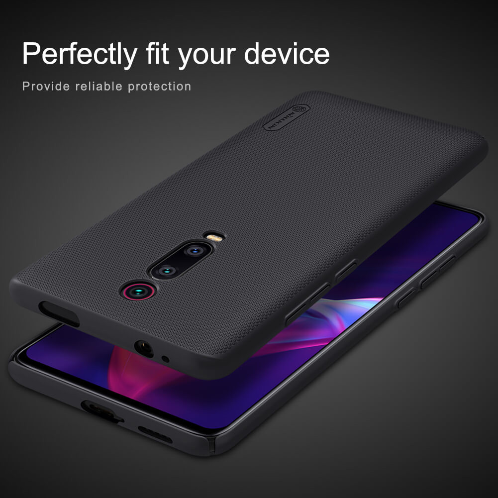 Ốp Lưng Sần Chống Sốc Cho Xiaomi Redmi K20 / K20 Pro hiệu Nillkin (Đính kèm giá đỡ hoặc miếng dán từ tính) - Hàng Chính Hãng