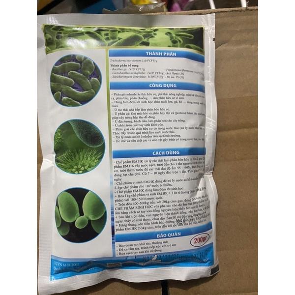 Combo Mật rỉ đường, Em.hk, trichoderma ủ phân hữu cơ, phân từ rác thải, bón rau hoa cây kiêng