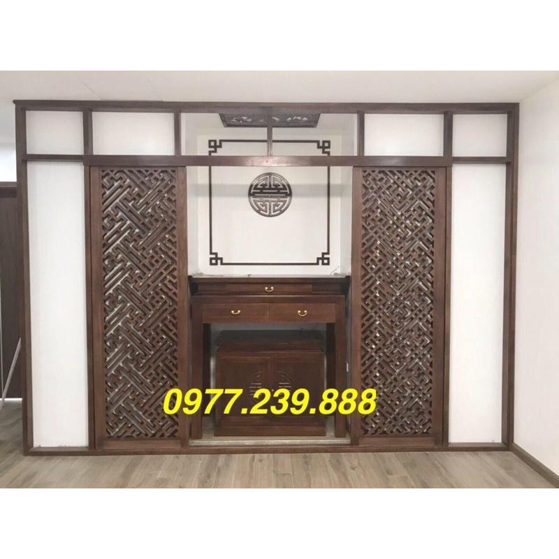 Bàn thờ gỗ sồi 127cm giá xưởng sản xuất