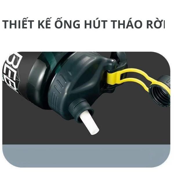 {HÀNG MỚI VỀ} Bình nước thể thao cao cấp BEBK 2300ML dung tích lớn đựng nước tập gym/ đi làm/dã ngoại