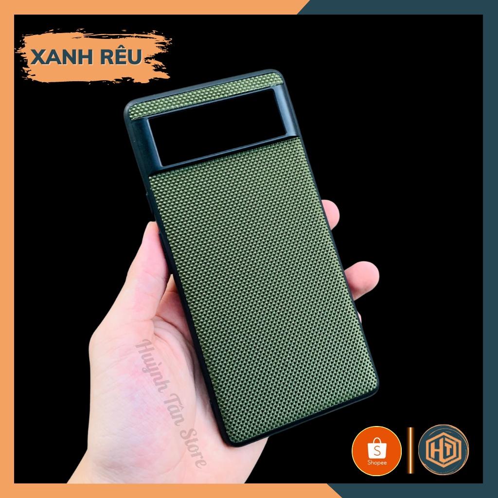 Ốp lưng google pixel 6 px 6 pro vân VẢI NYLON nhiều màu chống bám vân tay bảo vệ camera phụ kiện huỳnh tân store