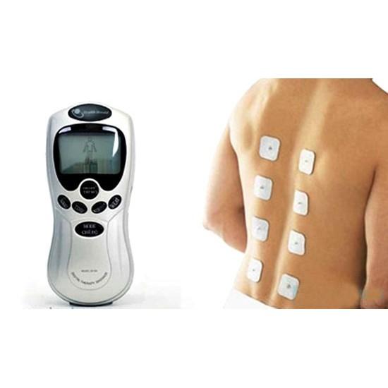 Máy Xung Điện Trị Liệu Máy Massage Trị Liệu Kèm Theo 4 Miếng Dán Mát Xa Trị Liệu Tiện Lợi