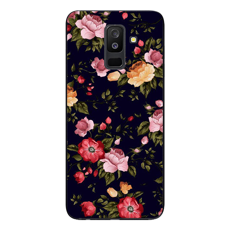Ốp Lưng Dành Cho Samsung Galaxy A6 Plus - Mẫu Họa Tiết Hoa Nhỏ