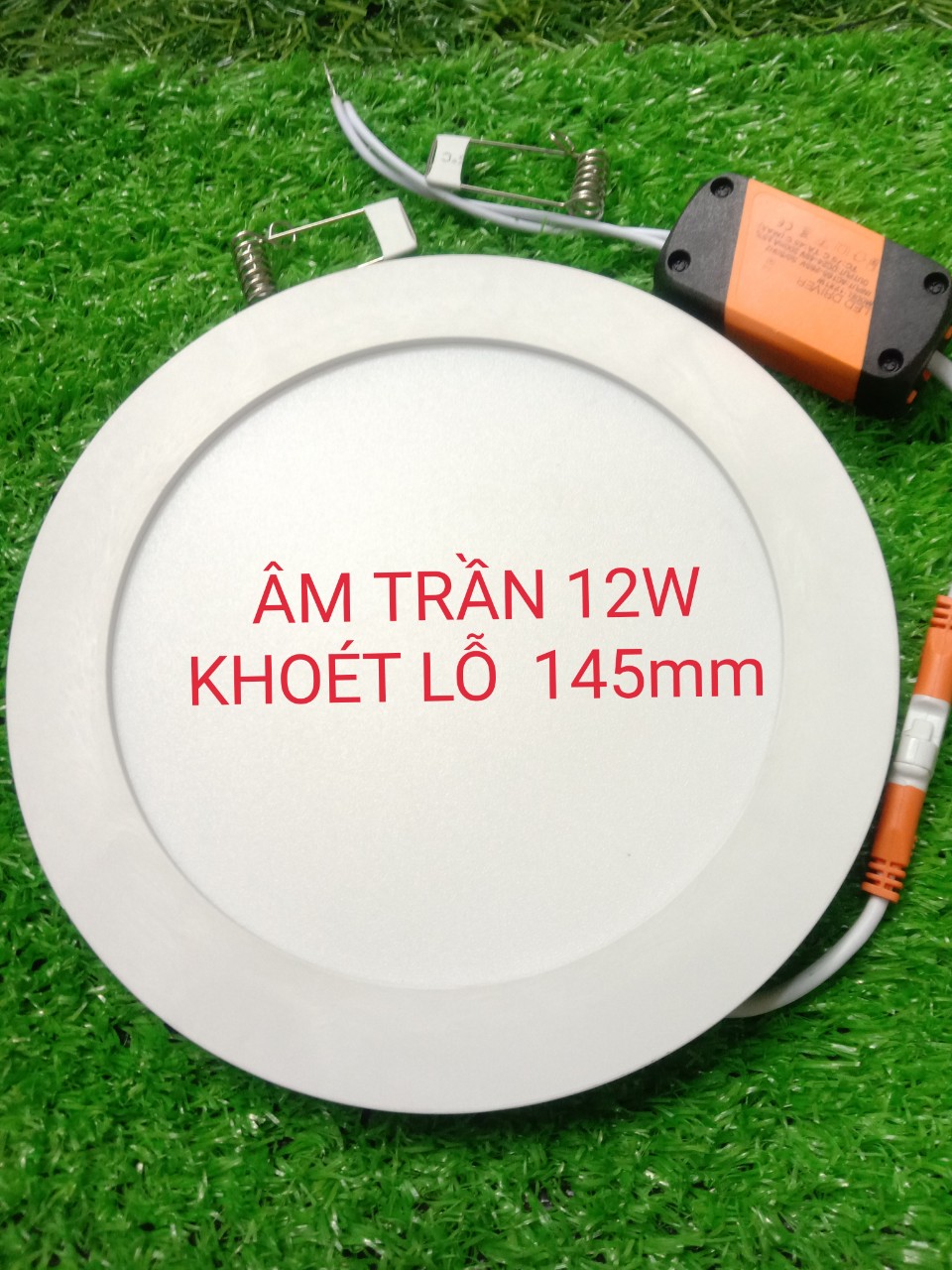 Đèn led âm trần 12w dùng lắp âm trần thạch cao