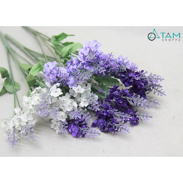Cành hoa Lavender giả bằng vải Vintage F-CHG-98