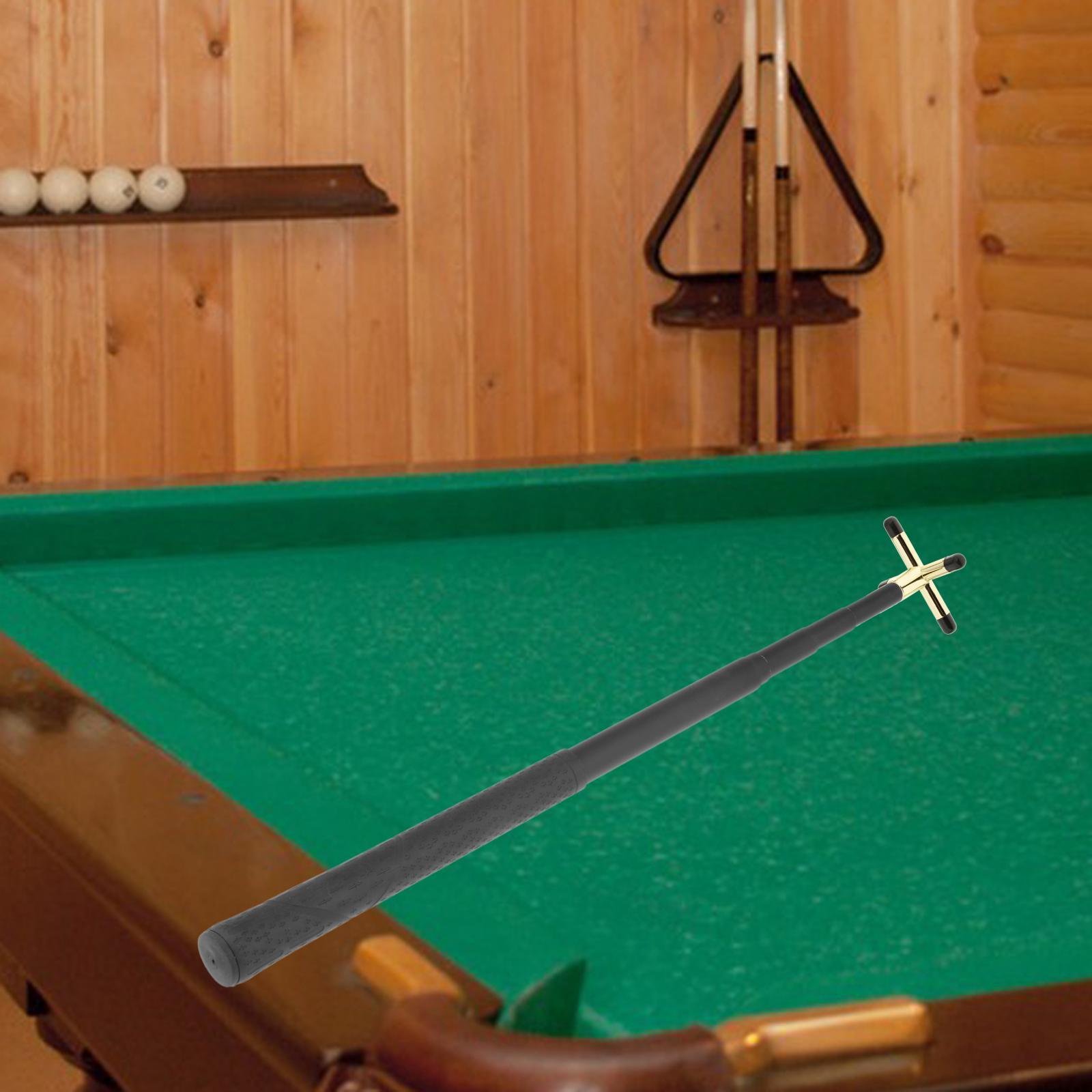 Retractable Pool Bridge Sticks, Billiards Cue Sticks with Removable Bridge Head, Anti Slip Handle Billiard Pool Cue Accessory