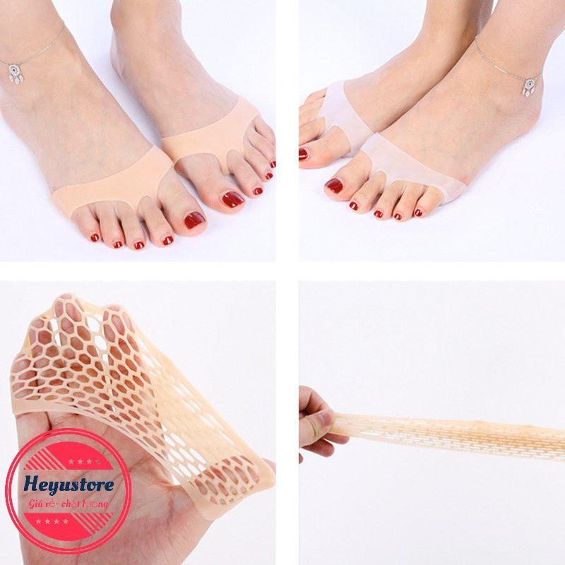 Miếng Lót Mũi Chân Silicone Bảo Vệ chân Khi Đi Giày - Thoáng Khí thiết Kế Dạng Tổ Ong