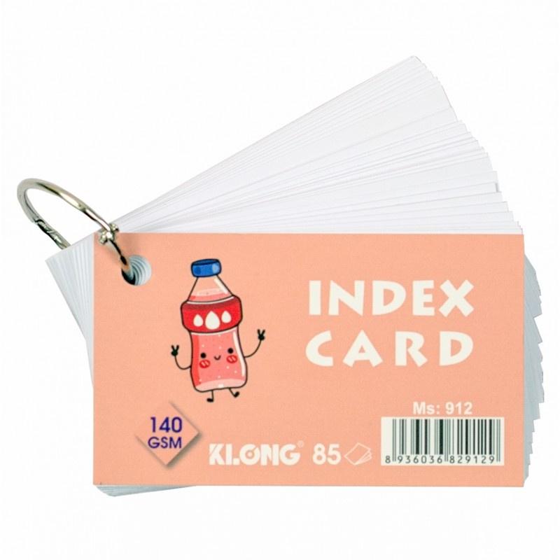 Tập thẻ Index Card A7- 85 tờ 140/92; MS: 912