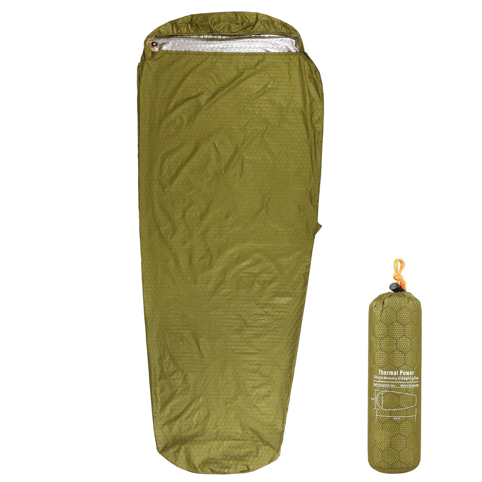 2 Person Emergency Sleeping Bag Lightweight Waterproof Thermal Emergency Blanket Survival Gear for Outdoor Adventure Camping Hiking Backpacking