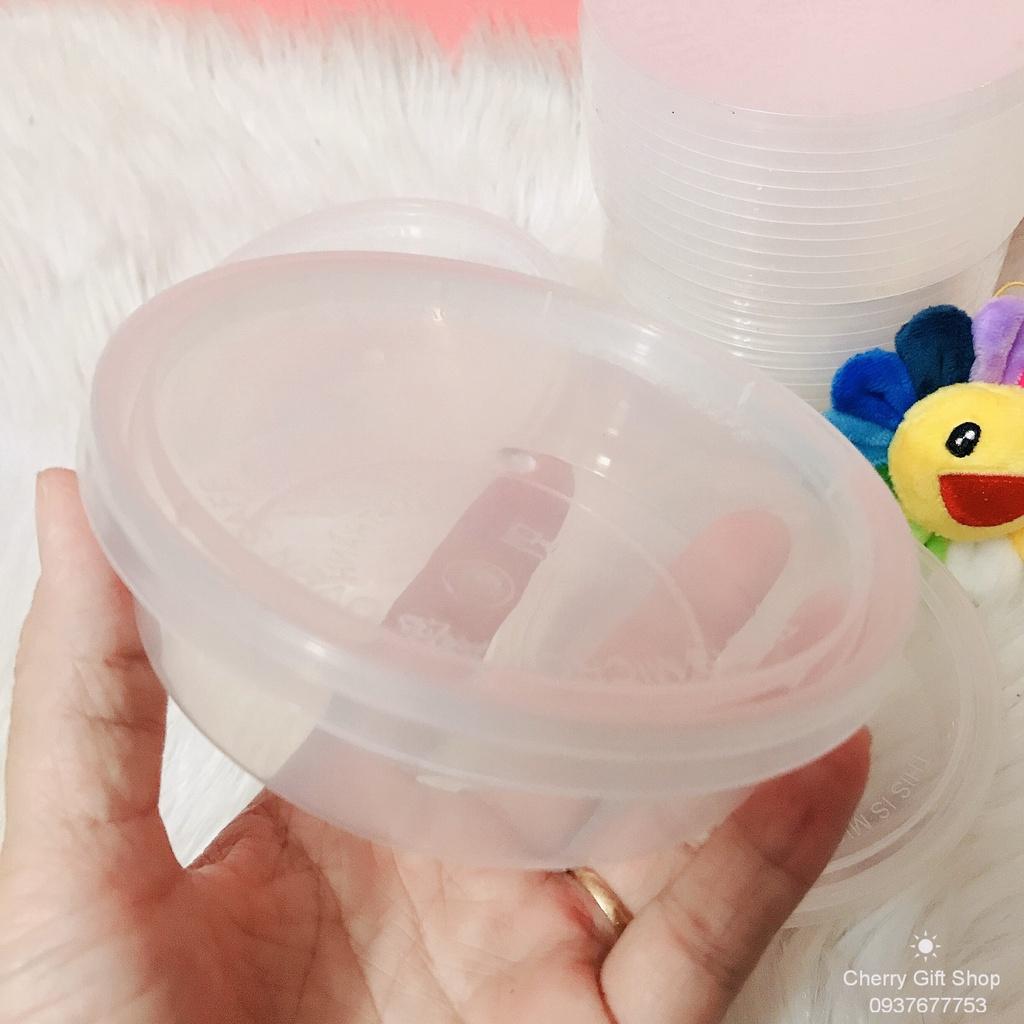 Hũ Nhựa Làm Caramen Bánh Flan Nhựa PP, Rau Câu, Sữa Chua, Đựng Slime 250ml