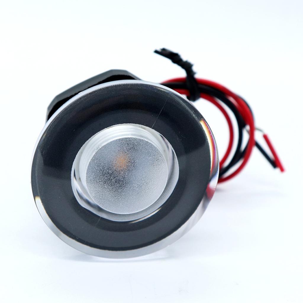 2 Packs Waterproof Marine Yacht LED Deck Step Stair Decor Lights 12V