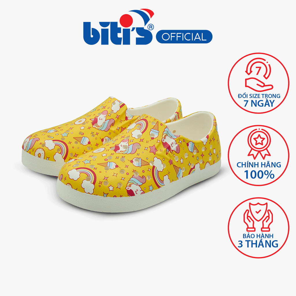 Giày thông dụng đế Eva phun Bé gái Biti's BSG006100VAG (Vàng)