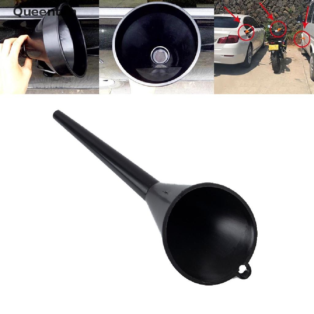 Queenten Car Refueling Multi-Function Plastic Long Neck Oil Funnel for All Automotive Oil QT