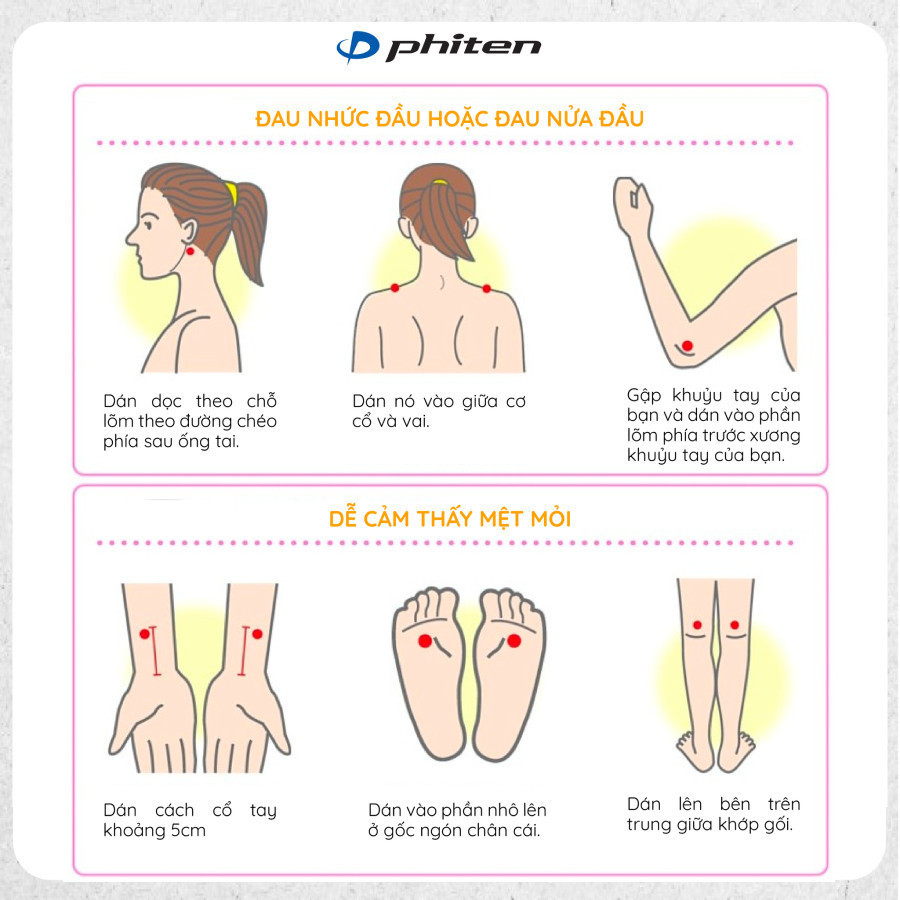 [QUÀ TẶNG COMBO 2 GÓI] Phiten Titanium Power Tape 6 miếng