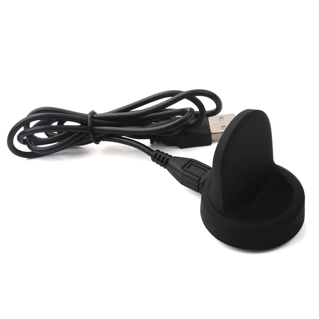 Wireless Charging Dock Desktop Charger Station and USB Cable for Samsung Gear Sport SM-R600 Smart Watch