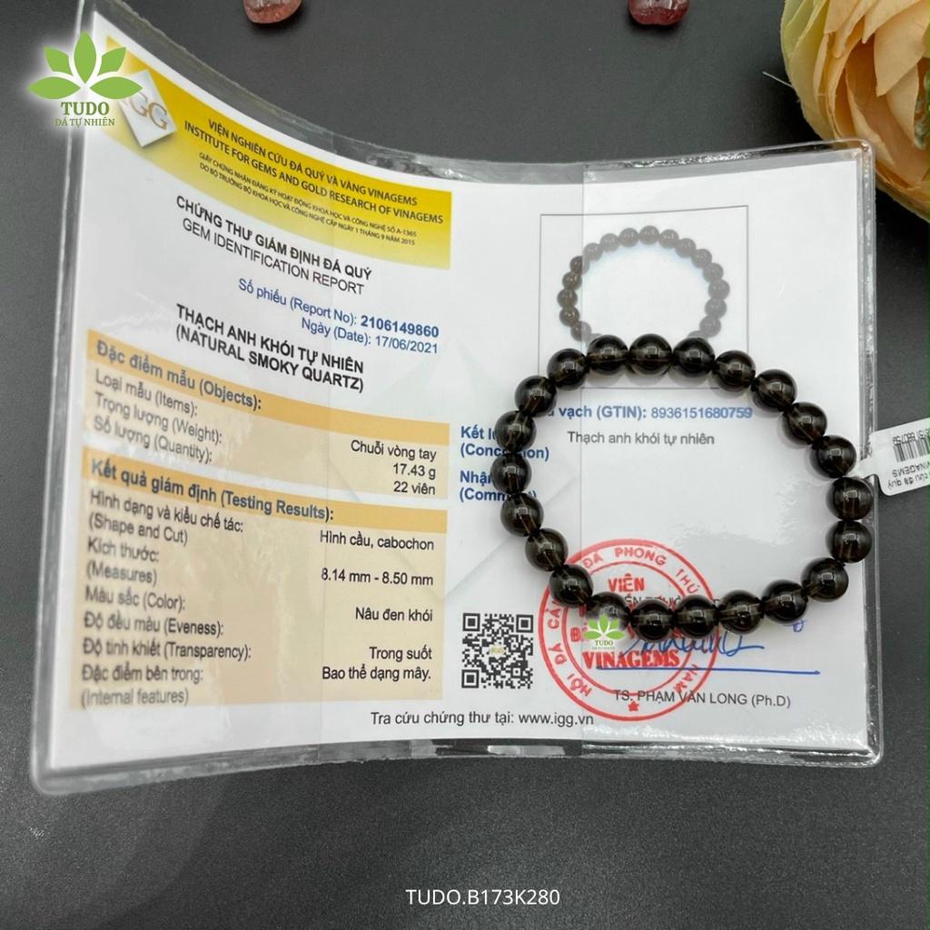 Vòng Tay Bạc Nữ Charm Bạc Diện Phật TUDO B173K280 TA Khói cho Mệnh Thủy Mộc
