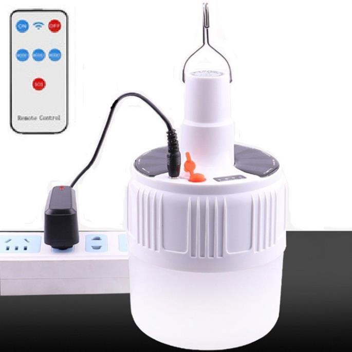 Đèn Led Năng Lượng Mặt Trời, Có Kèm Sạc Tích Điện Nhiều Chế Độ Sáng Khác Nhau, Kèm Điều Kiển Từ Xa,