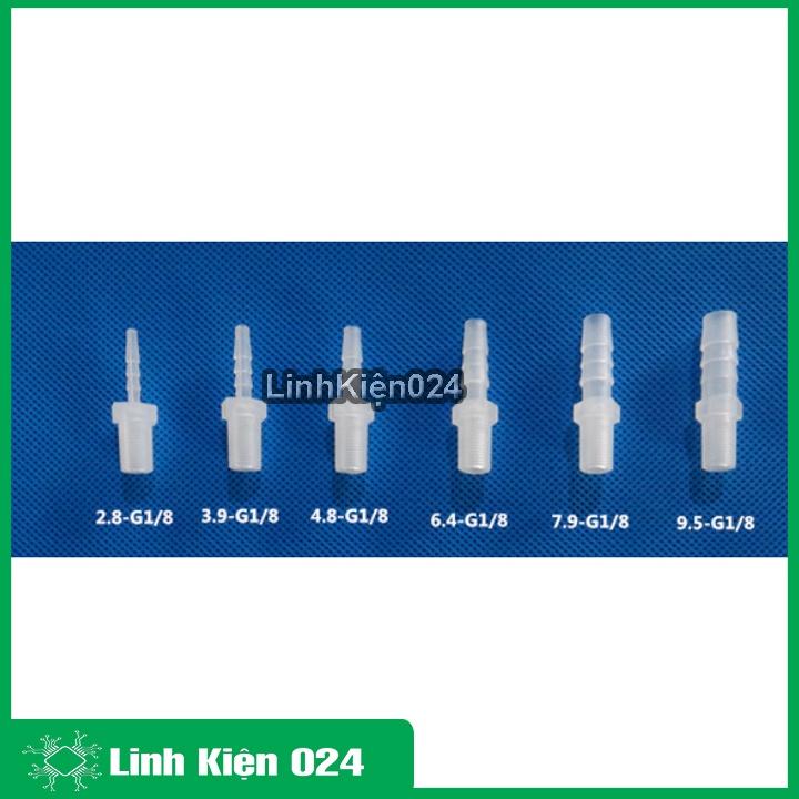 Đầu Nối Ống Nước Bắt Ren 1/8 Đầu Ra Ống Ty Ô