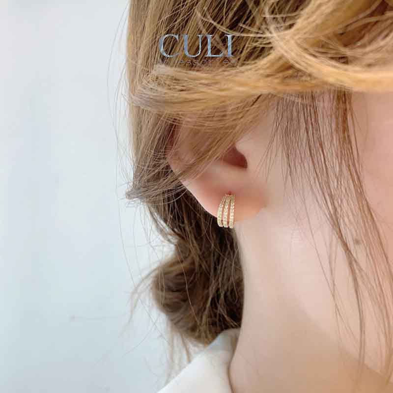 Khuyên tai, Bông tai thời trang HT683 - Culi accessories