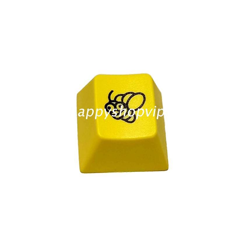 HSV R4 Cherry Profile Dip Dye Sculpture PBT Keyboard Keycap Etched Honey Bee Keycap