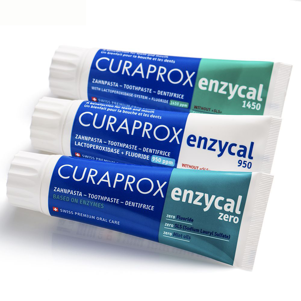 Kem đánh răng Curaprox Enzycal 1450ppm 75ml