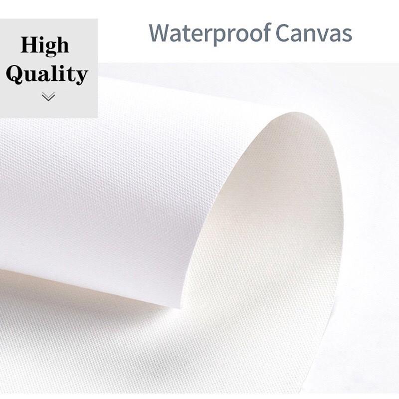 Tranh canvas tràn viền treo tường phòng khách, tranh vẽ bông hoa sắc màu H 168