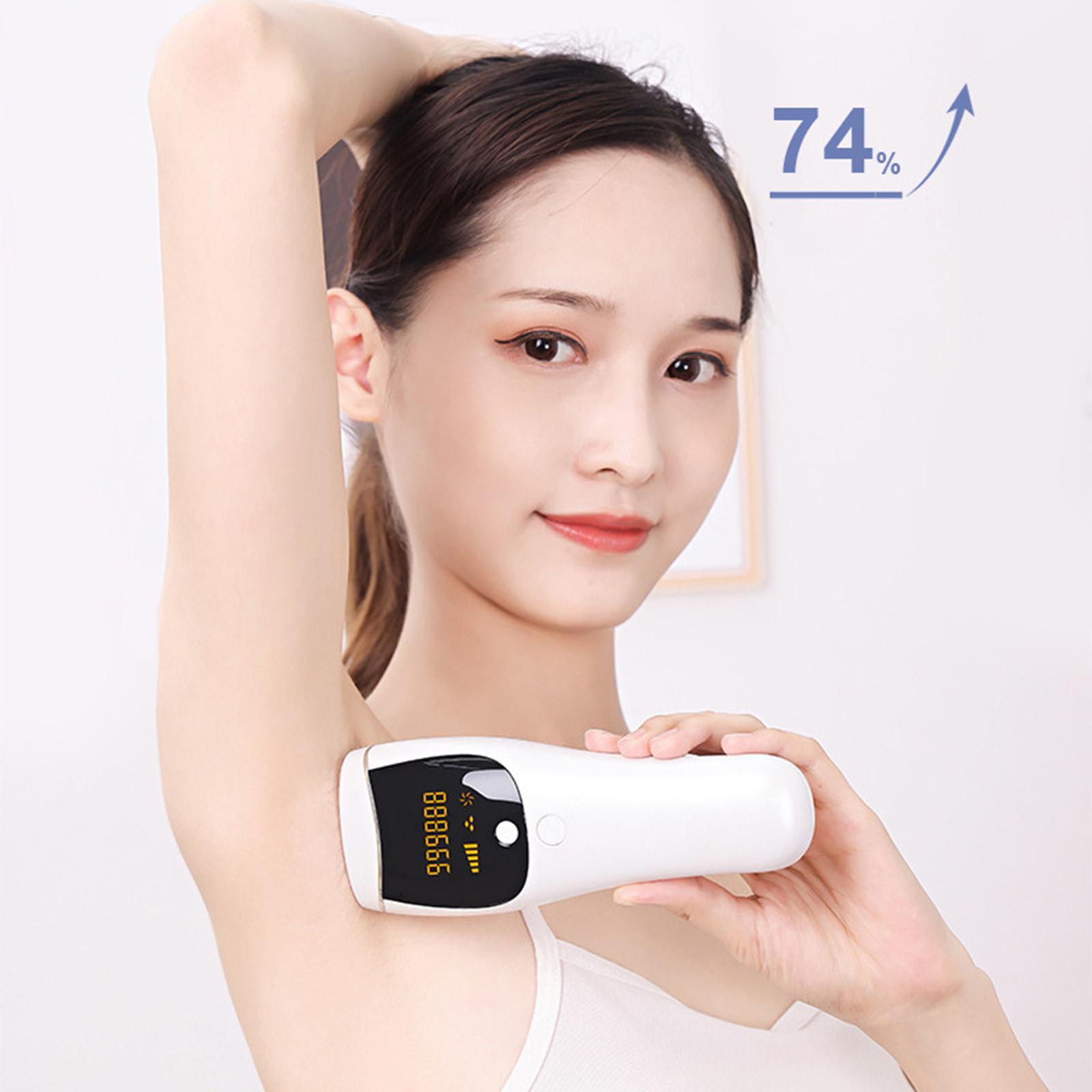 Painless Flashes Epilator Ice Cooling Hair Removal Machine for Men Women
