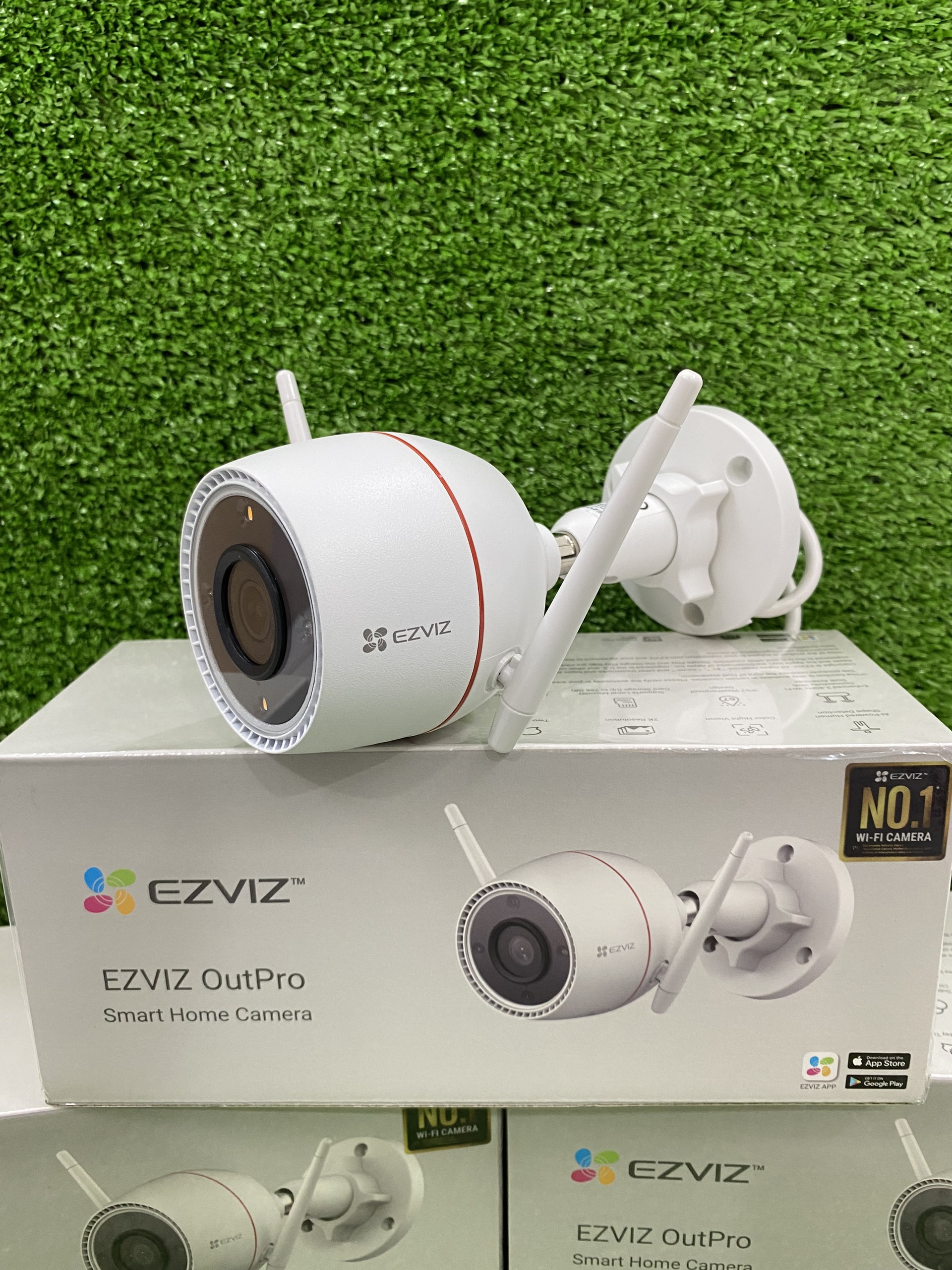 Camera IP WiFi 3.0MP FULL HD EZVIZ C3TN, Thân cố định ngoài trời, Có màu ban đêm, Đàm thoại 2 chiều - Hàng Chính hãng