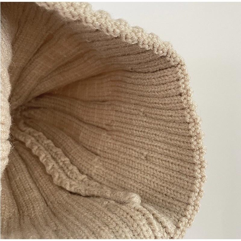 Mũ Len Mặt Cười Cho Bé 06