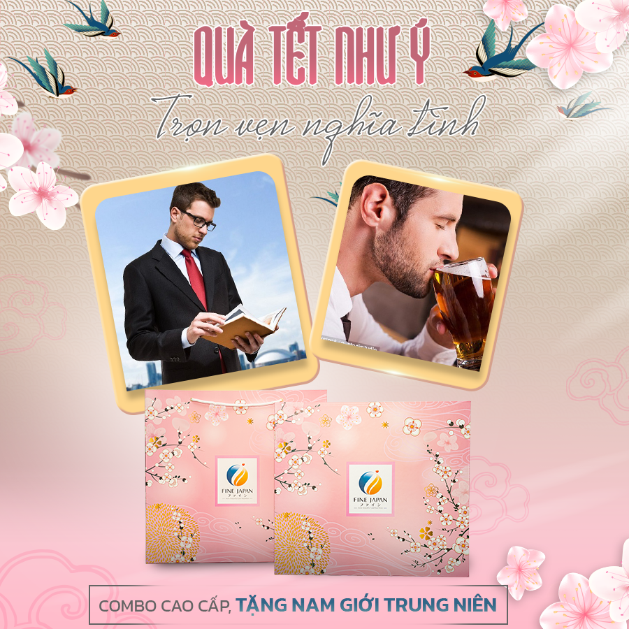 SAKURA TẾT TRỌN VẸN Fine Japan cho nam giới tuổi trung niên