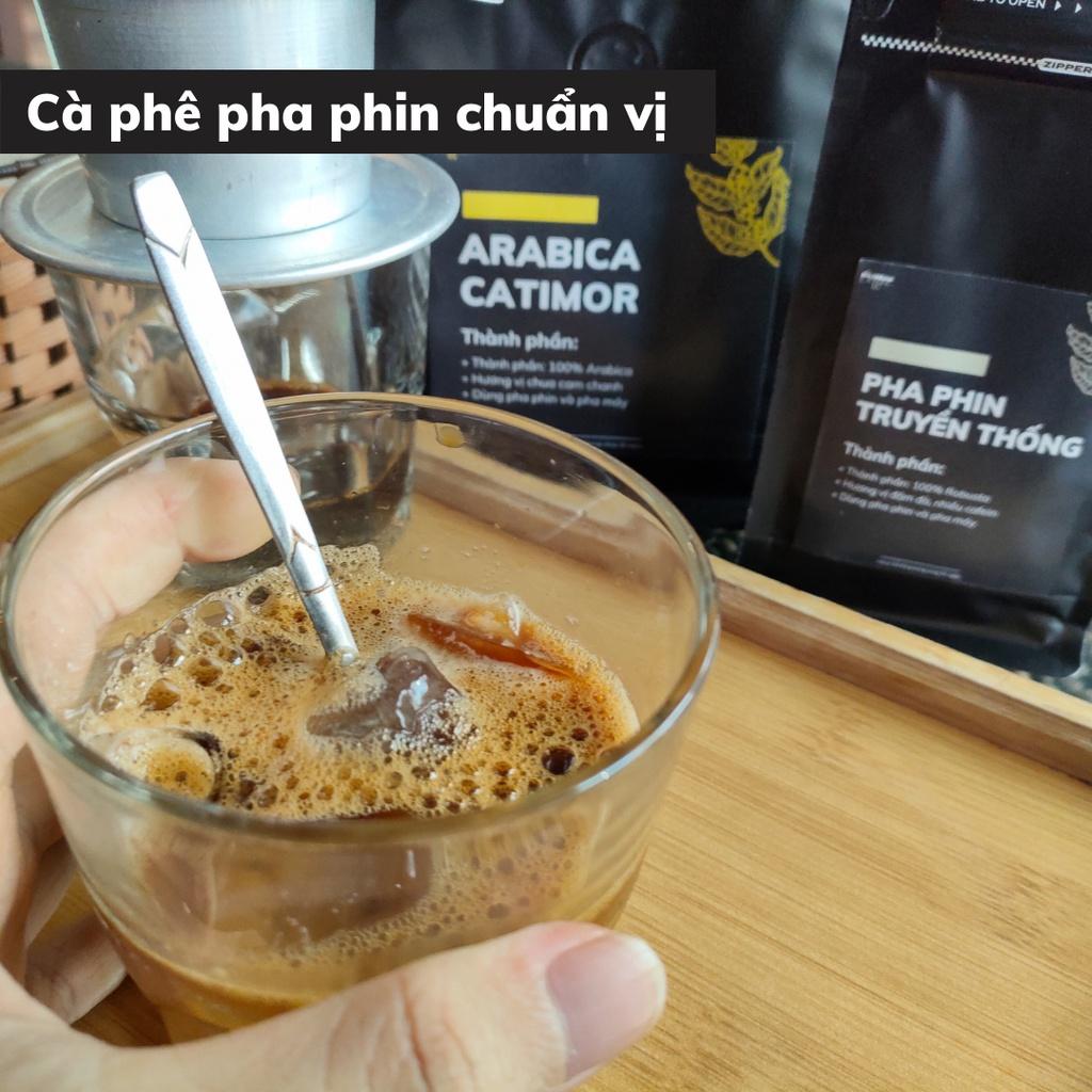 Cafe nguyên chất BLEND Robusta và Arabica pha phin 250G cà phê nguyên chất không độn phụ gia - Big Dream Coffee