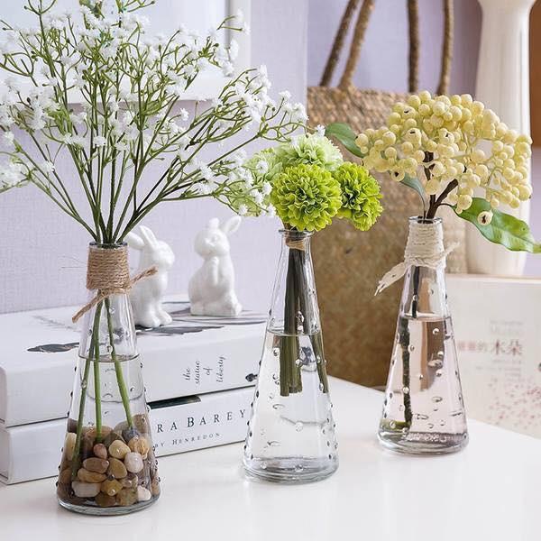 Lọ hoa thủy tinh - Bình hoa decor trang trí nhà cửa, phòng khách...