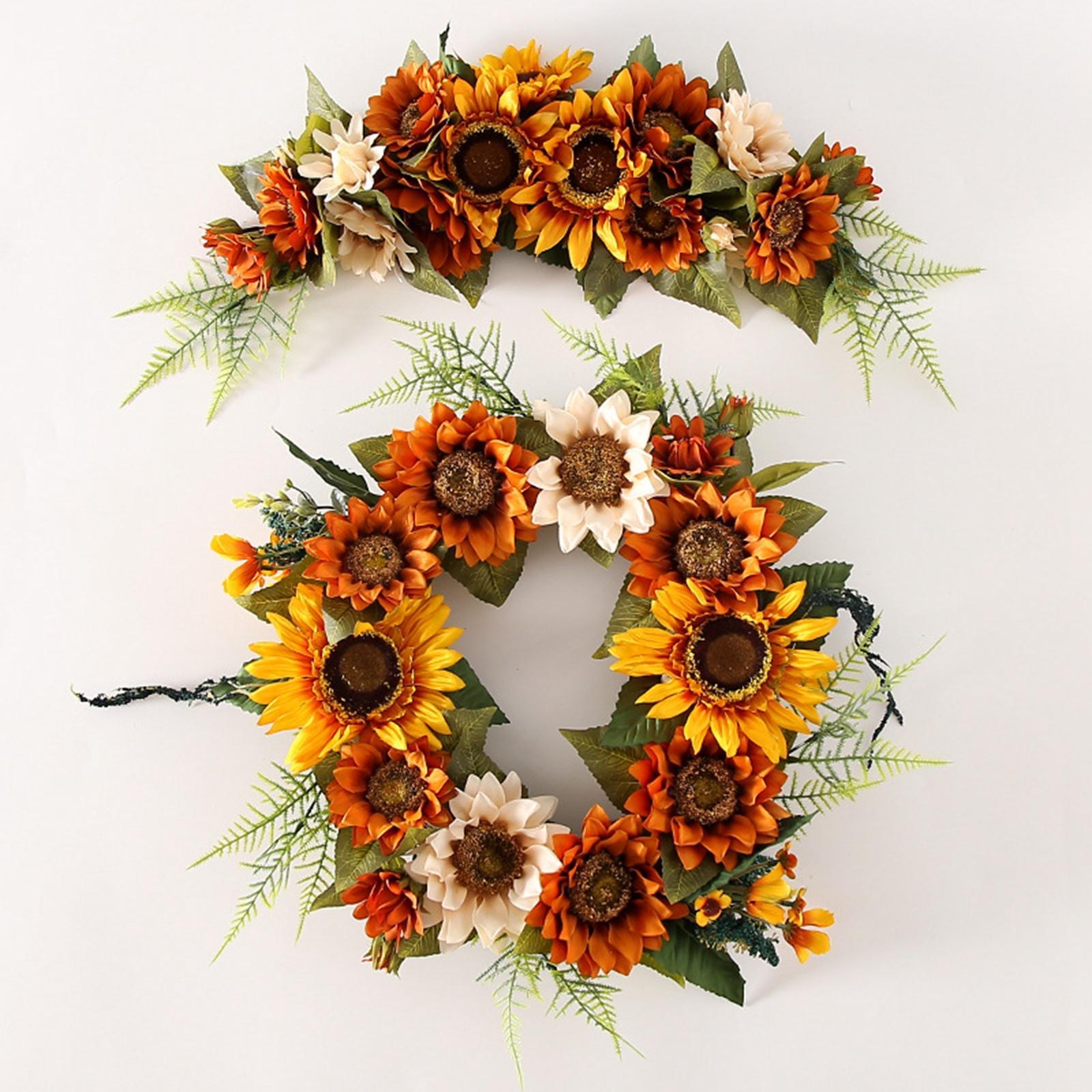 Wedding Arch Flowers Creative Garland Rustic Floral Swag for Home Bar Decor
