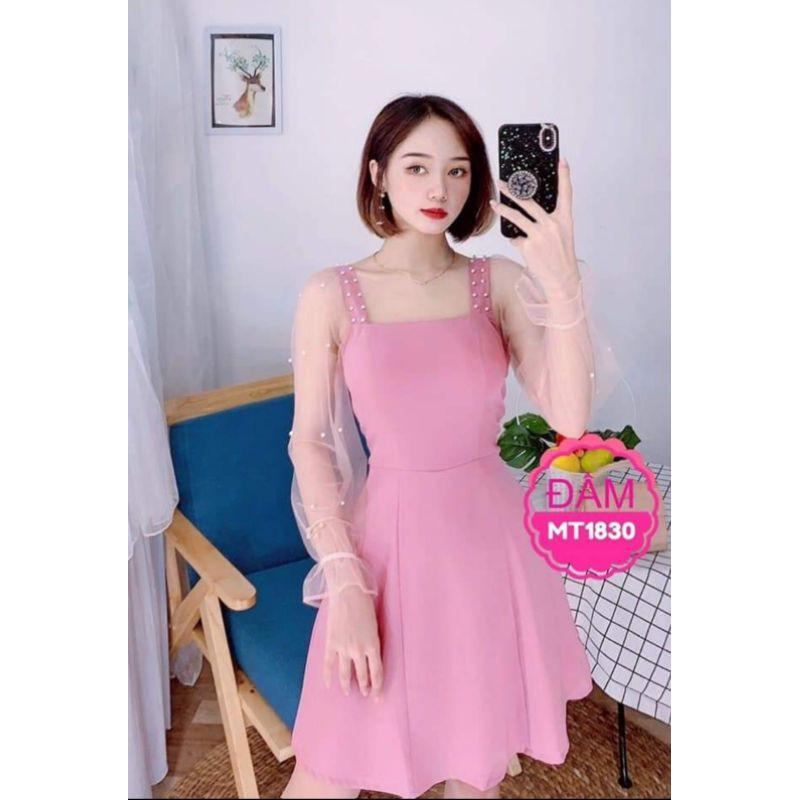 Đầm Nữ Dáng Xòe Cao Cấp Cực Xinh Ảnh Thật