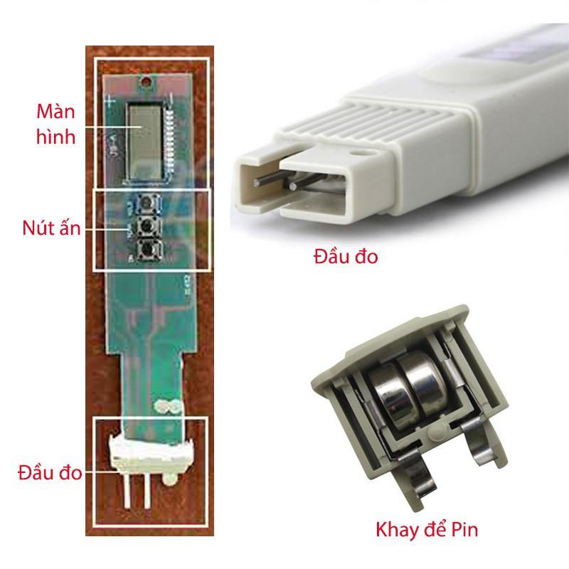 Bút đo lượng tạp chất – chất rắn có trong nước và nhiệt độ nước TDS3