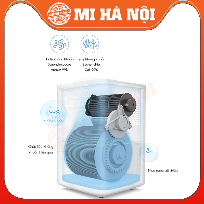 Máy tạo ẩm thông minh Smartmi Gen 2 CJXQ04ZM - Hàng chính hãng