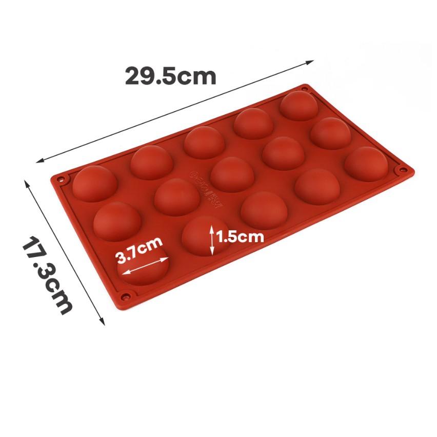 ✿✿✿Khuôn Hình Bán Cầu/Khuôn Silicon Làm Thạch,Mochi,chocolate,Đá Bi,Mousse,Pudding Hình Tròn Bán Cầu✿✿✿