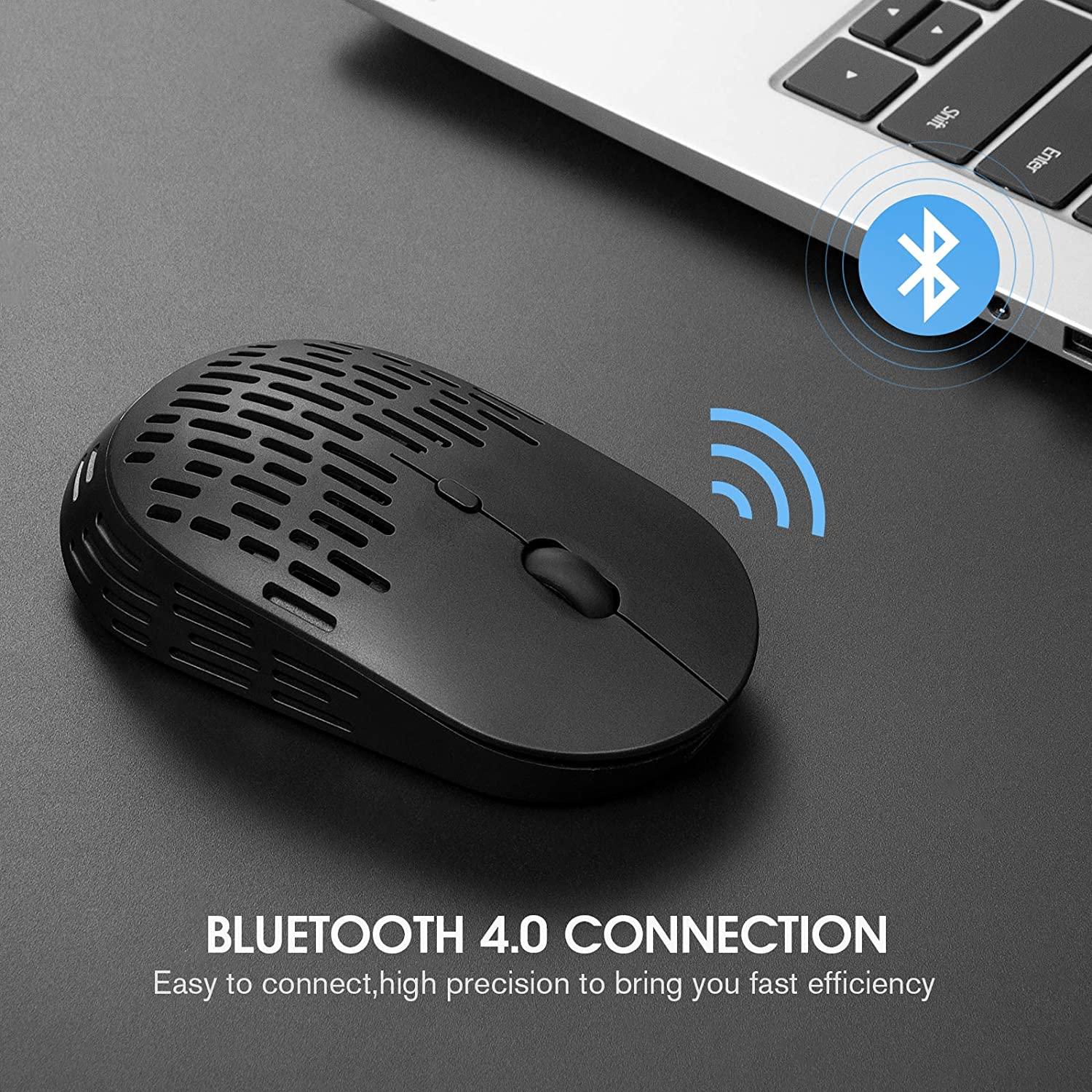 Thiết kế bằng chứng mồ hôi rỗng, Bluetooth+Chuột không dây có thể sạc lại im lặng