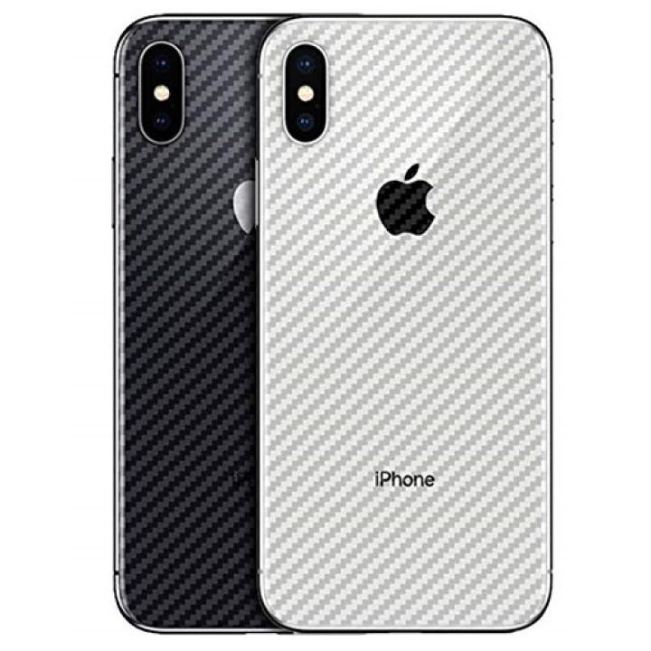 Miếng dán lưng chống trầy cho iPhone Xs Max vân Carbon