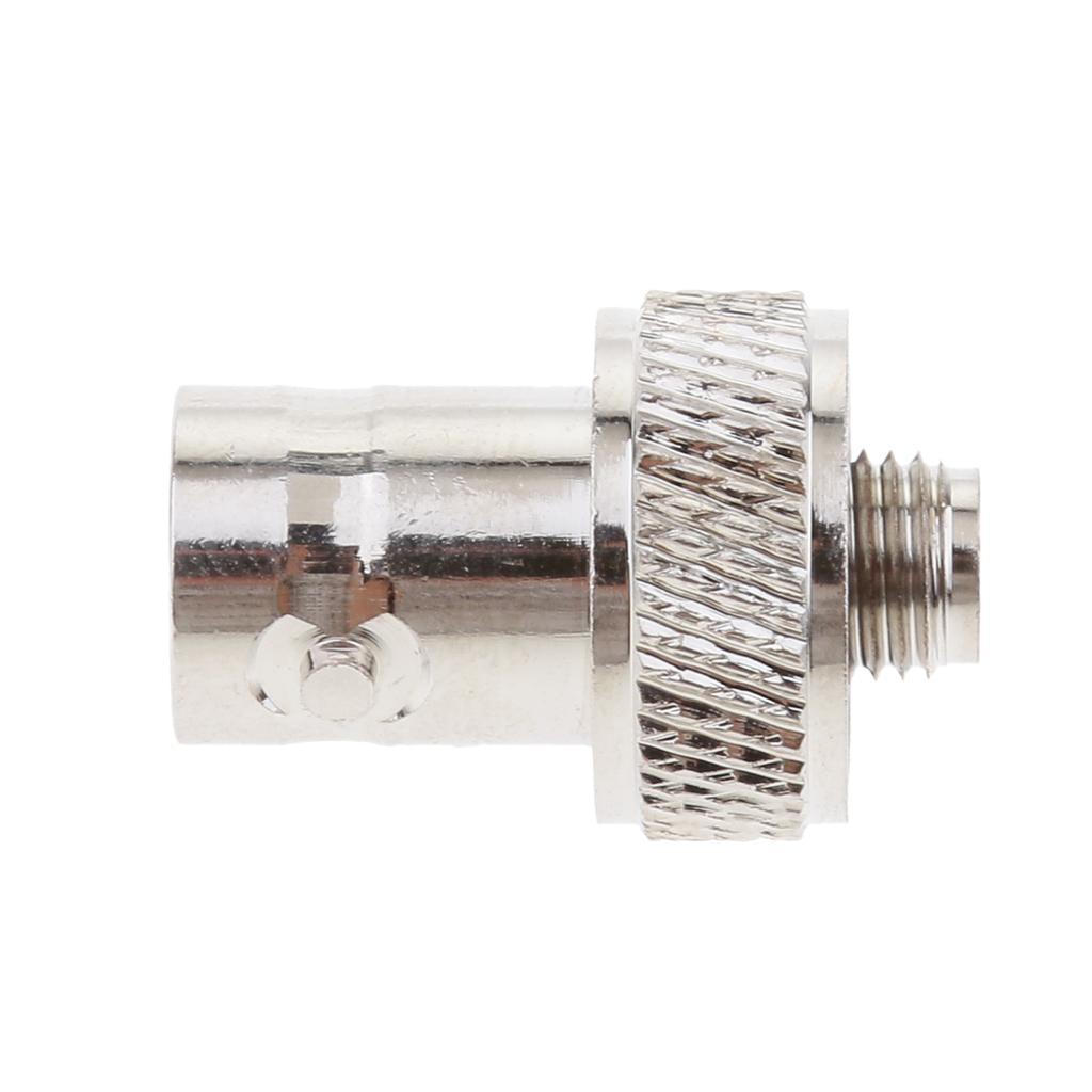 Nickelplated Straight RF Connector SMA Female to BNC Female Adapter