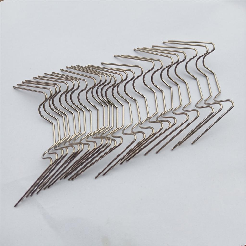 100pcs/Pack 304 Stainless Steel Greenhouse Glass Z & W Clips Mixed Pack