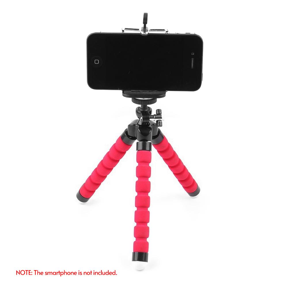 Portable Mini Octopus Tripod Stand with Phone Holder for Live Streaming Selfie