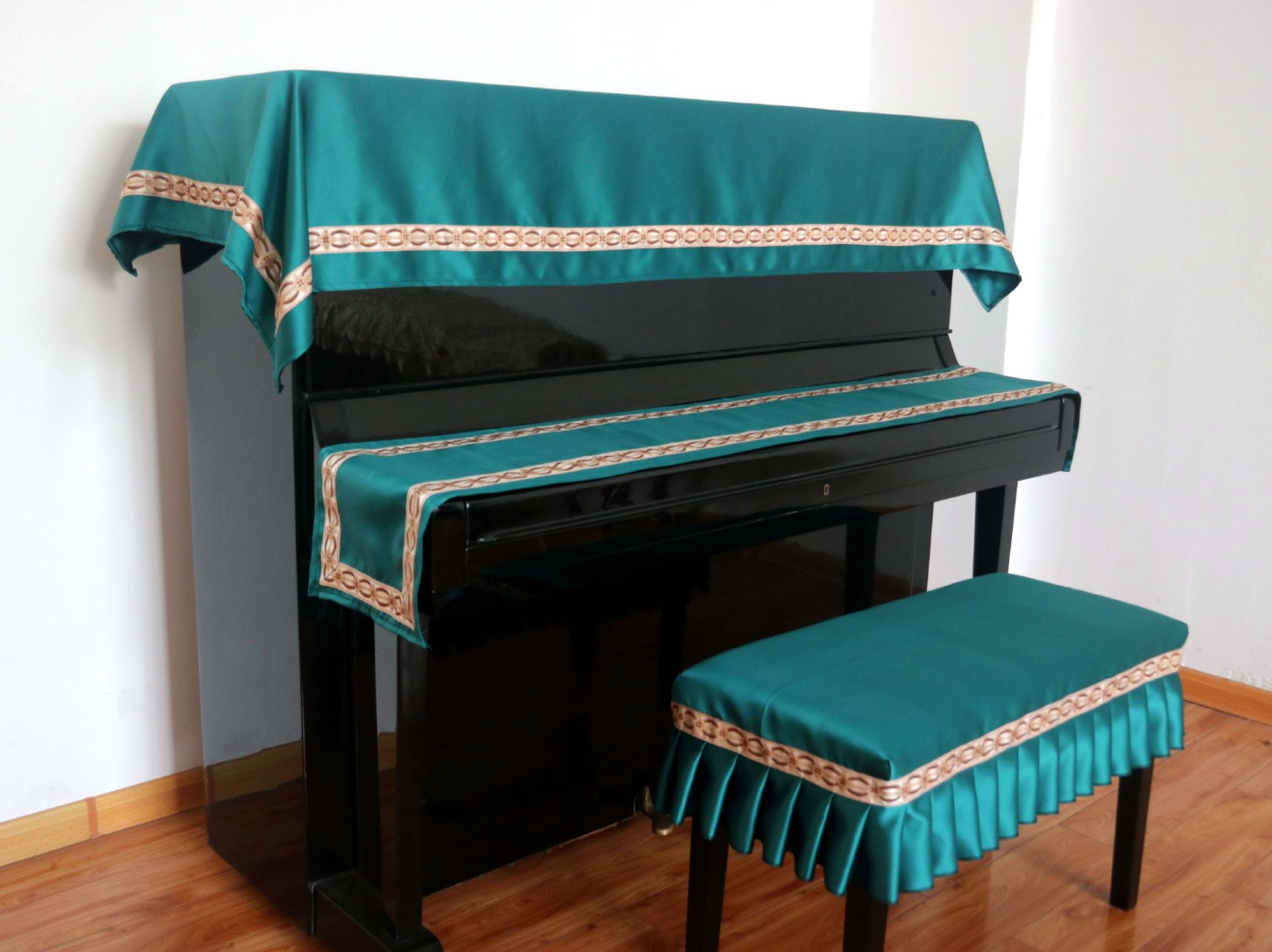 Khăn phủ đàn piano cơ đàn piano điện tử 88 phím phong cách Châu Âu cổ điển sang trọng chống bụi chống xước - Hàng chính hãng