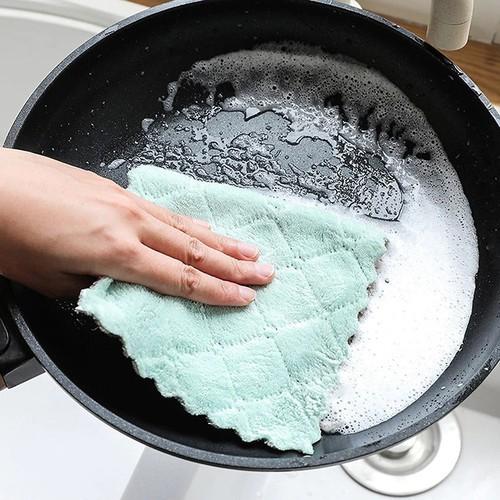 Combo 10 Khăn Đa Năng Lau Bếp Đa Năng Siêu Thấm Siêu Hút 2 Mặt Tiện Lợi