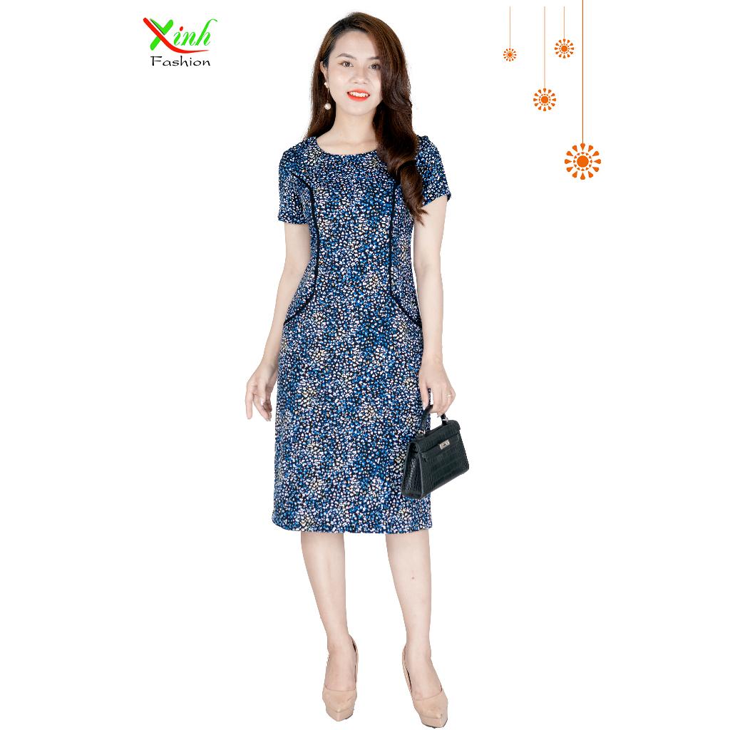 Đầm Suông Hoa Rơi Nhí Trẻ Trung DL868