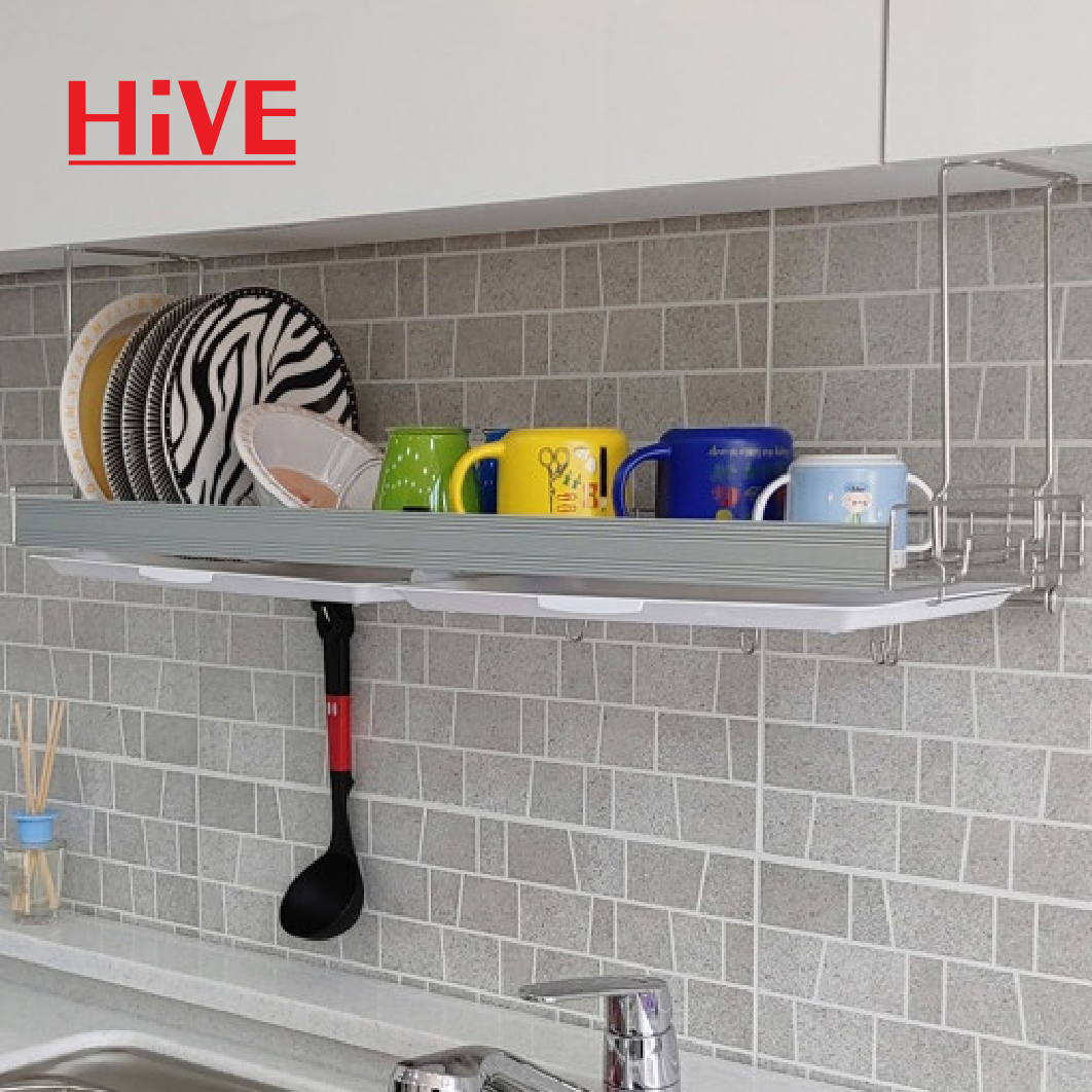Giá úp chén bát treo tủ bếp trên ALC 600 inox 304 Cao Cấp