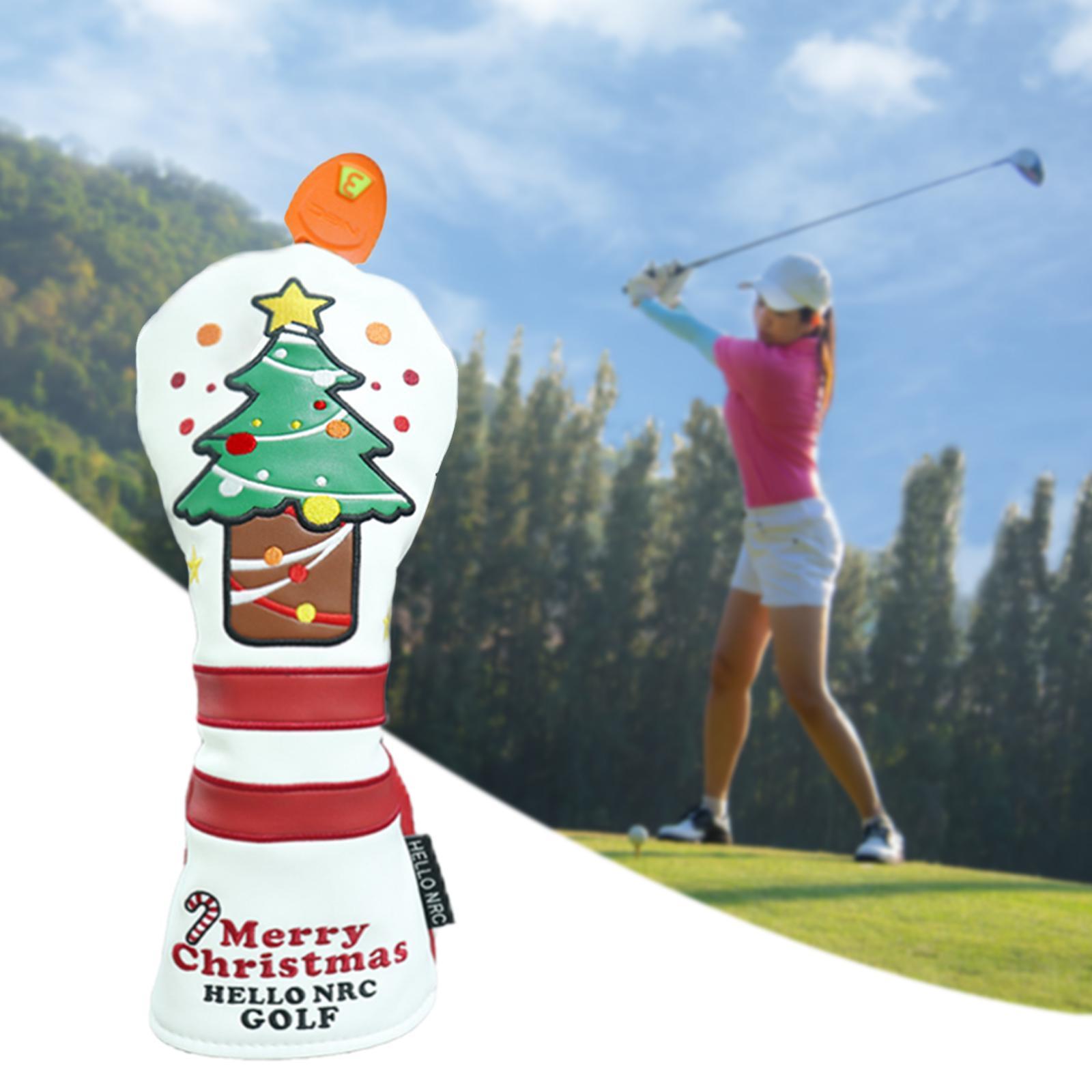 Golf Club Fairway Wood Headcover PU Leather Head Covers Protector