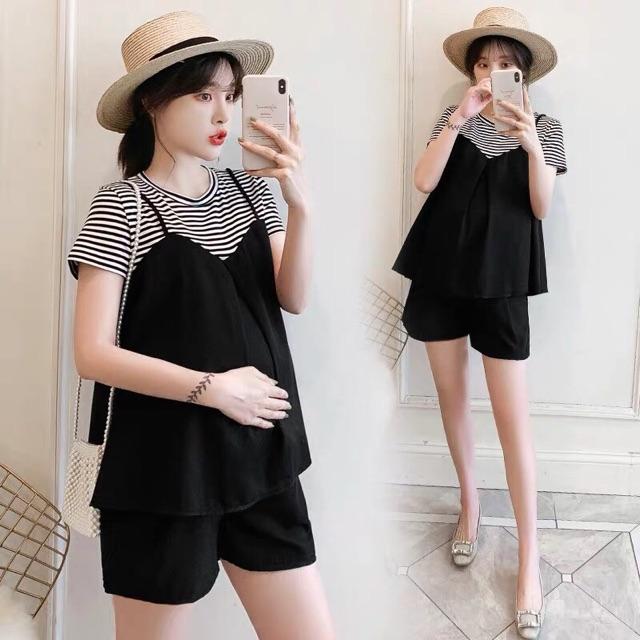 Set bộ áo +quần cho bà bầu