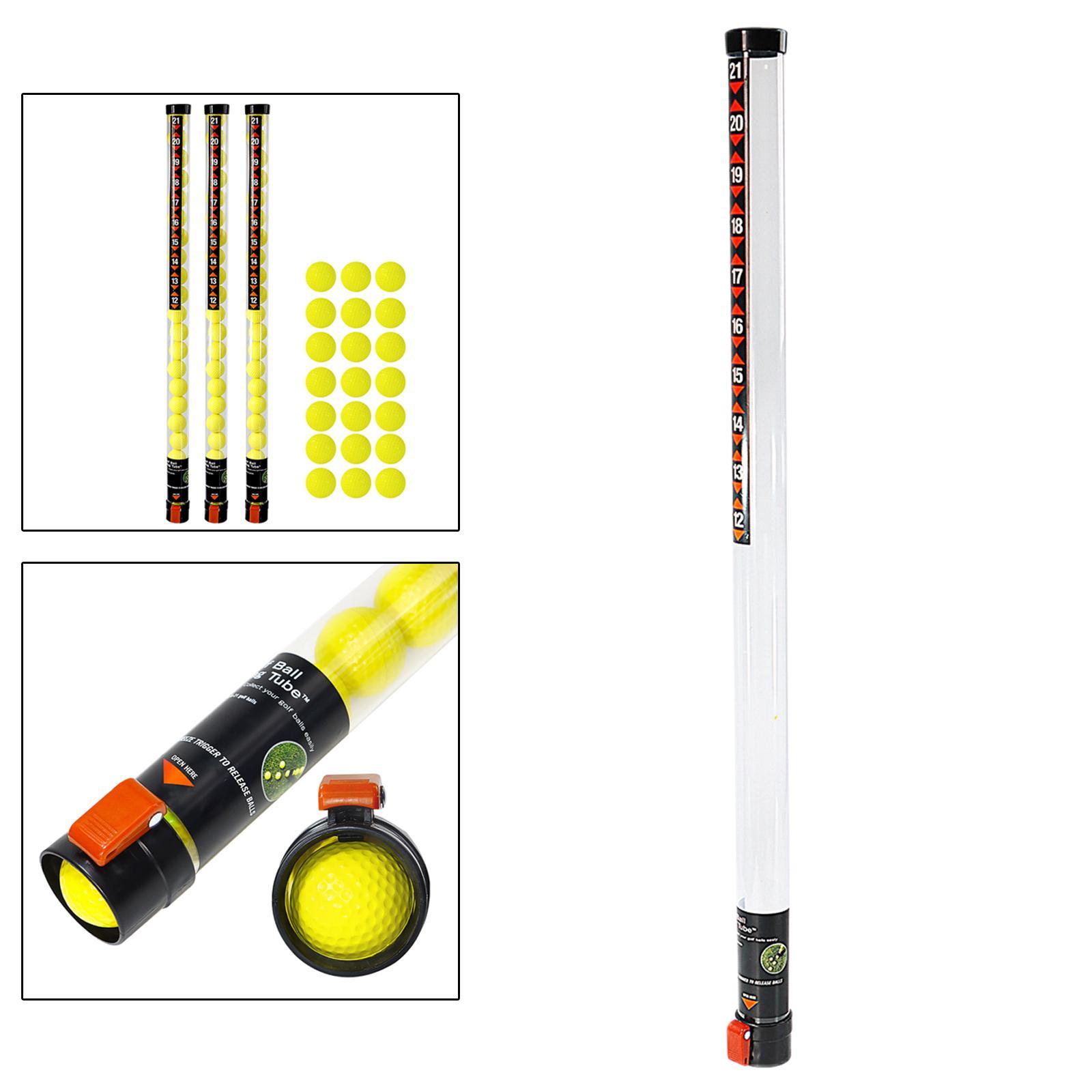 Portable Golf Ball Retriever Pick up Sucker Tool Golf Ball Holder Golf Ball Picker Tube
